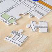 Routekaart Atlanta Peachtree Legpuzzel (Zijkant)