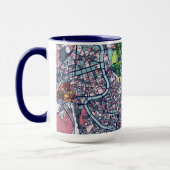Routekaart Rome Italië Mok (Links)