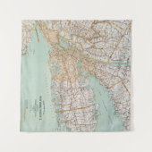 routekaart van de New York District Gallery Wandkleed (Voorkant (horizontaal))