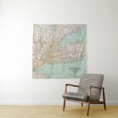 routekaart van de New York District Gallery Wandkleed (In situ)