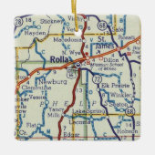  routekaart van de  organisatie keramisch ornament (Voorkant)