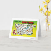 Routekaart van de staat, groeten van kaart (Gele Bloem)