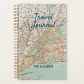 Routekaart van het New York District Travel Journa Planner (Voorkant)