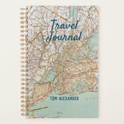 Routekaart van het New York District Travel Journa Planner (Voorkant)