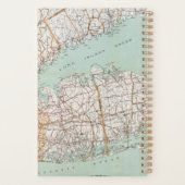 Routekaart van het New York District Travel Journa Planner (Achterkant)