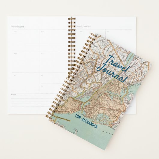 Routekaart van het New York District Travel Journa Planner (Display)