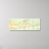  routekaart van Long Island (1905) Canvas Afdruk (Voorkant)