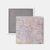 Routekaart Verenigde Staten Magneet (Voorkant / Achterkant)