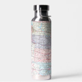 routekaart voor midwest-amerika waterfles (Links)