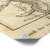 Routekaart voor Philadelphia Poster (Hoek)