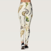 Routekaarten Naadloos patroon Leggings (Achterkant)