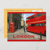 Routemaster Bus in Hackney, Londen Briefkaart (Voorkant / Achterkant)