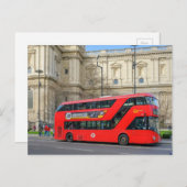 Routemaster Bus London Uk Briefkaart (Voorkant / Achterkant)