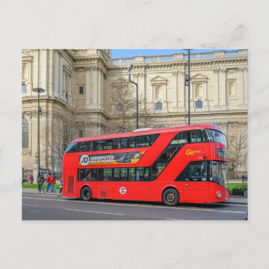 Routemaster Bus London Uk Briefkaart (Voorkant)