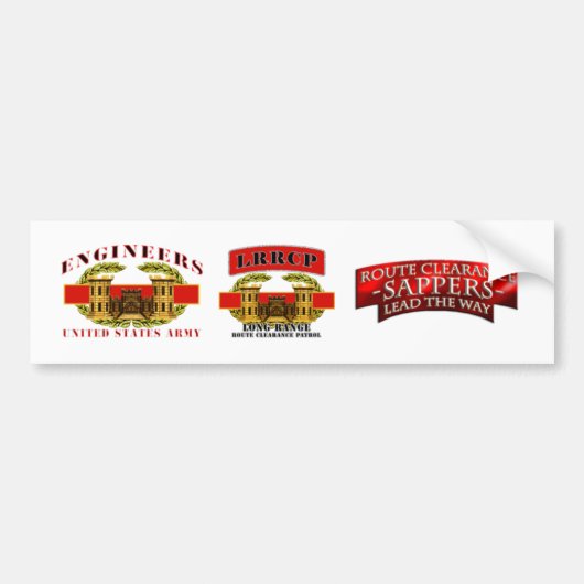 Routeopruiming Bumpersticker (Voorkant)
