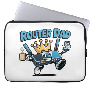 Router Vader Grappig Tech Design Laptop Sleeve