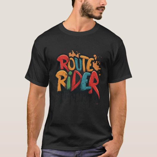 ROUTERIJDER T-SHIRT (Voorkant)