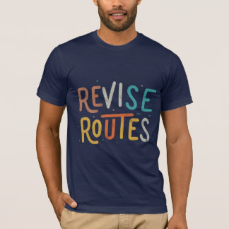 Routes herzien t-shirt