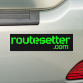 routesetter.com-sticker bumpersticker (Op auto)