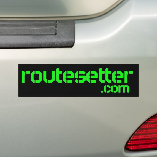 routesetter.com-sticker bumpersticker (Op auto)