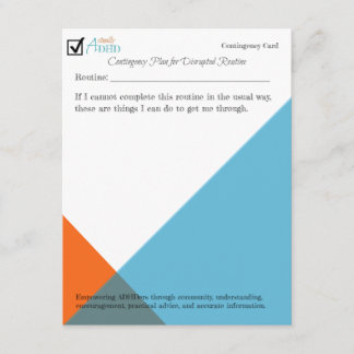 Routine Disruption Contingentkaart