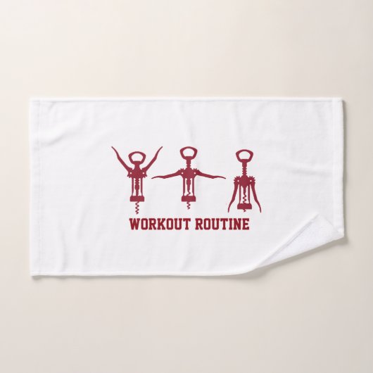 Routine Jouw tekst Gym Handdoek (Handdoek)