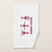 Routine Jouw tekst Gym Handdoek (Handdoek)