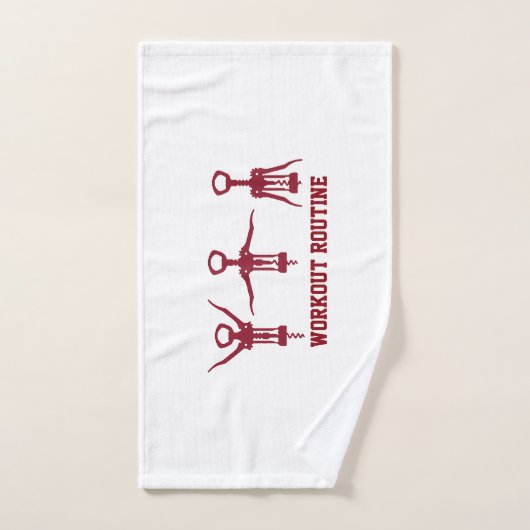 Routine Jouw tekst Gym Handdoek (Handdoek)