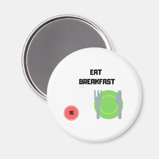 Routine magnet (Voorkant / Achterkant)