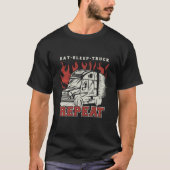 Routine vrachtwagenvervoer t-shirt (Voorkant)