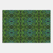 Routingproces Quarige Abstracte Elektronische Geek Inpakpapier Vel (Voorkant)