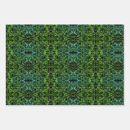 Routingproces Quarige Abstracte Elektronische Geek Inpakpapier Vel