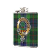 Routledge Tartan & Badge Heupfles (Links)