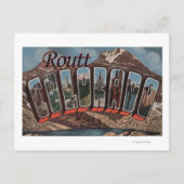 Routt, ColoradoLarge Letter ScenesRoutt, CO Briefkaart (Voorkant)
