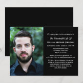 Rouw Aangepaste foto Uitvaart Condoleance Herdenki Kaart (Voorkant / Achterkant)