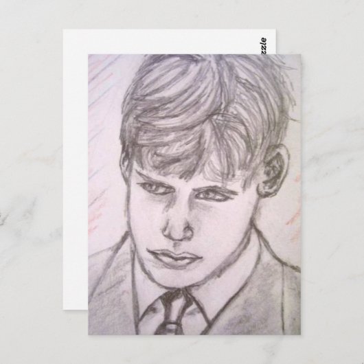 rouw briefkaart (Voorkant / Achterkant)