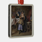 Rouw en rouwverwerking (condoleance na overlijden) metalen ornament (Rechts)