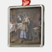 Rouw en rouwverwerking (condoleance na overlijden) metalen ornament (Links)