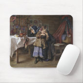 Rouw en rouwverwerking (condoleance na overlijden) muismat (Met muis)