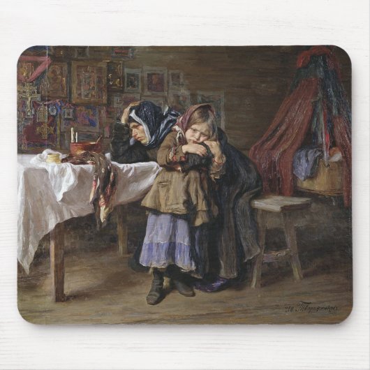 Rouw en rouwverwerking (condoleance na overlijden) muismat (Voorkant)