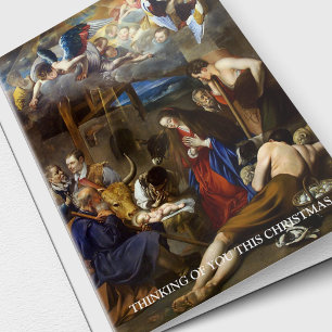 Rouw Geboorte Sympathie Kerstmis Feestdagen Kaart