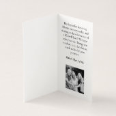 Rouw gevouwen Kaart (Binnen)