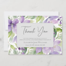Rouw na overlijden Paarse bloemen
