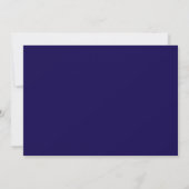 Rouw Navy & Goud Bedankkaart (Achterkant)