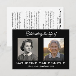 Rouw- of herdenkingsdubbelbeeld