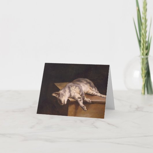 Rouw om dode kat kaart (Voorkant)