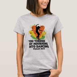 Rouw om het dansontwerp t-shirt