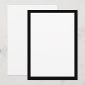 Rouw Plat Kaart (Voorkant / Achterkant)