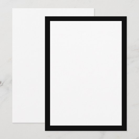 Rouw Plat Kaart (Voorkant / Achterkant)