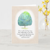 Rouw Sympathie die we liefhebben, gaat niet weg Kaart (Gele Bloem)